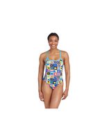 banador de natacion zoggs sky back e mujer