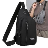 1pc bolso de pecho multifuncional para hombres para senderismo bolso cruzado ligero