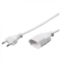 goobay cable de alimentacion para extension cee 716 5m blanco