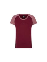 camiseta de trail la sportiva move rojo mujer