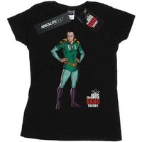 the big bang theory camiseta manga larga bi9757 para mujer