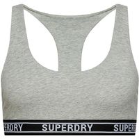 superdry sujetador deportivo top w3110357a multilogo crop para mujer