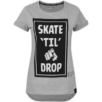 two legged dog camiseta manga larga skate til you drop para mujer