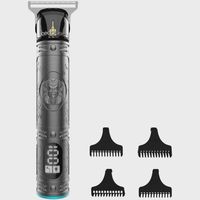 perfiladora de pelo cecotec con cuchilla precisioncare samurai 120 min  4 peines lcd