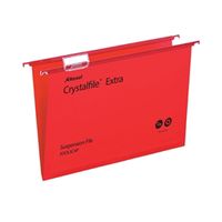 rexel crystalfile extra suspension file pack 25 - 70629