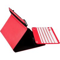 silverht funda universal gripcase bluetooth 30 roja  teclado para tablets 9 - 101