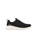 zapatillas skechers bobs squad 3 - whip-splash negras mujer