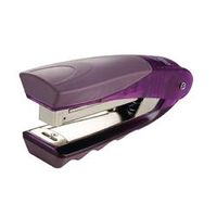 rexel centor half strip stapler translucent purple