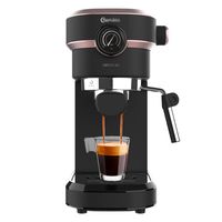 cecotec cafelizzia 890 rose pro cafetera espresso 20 bares acero inoxidable negrorosa