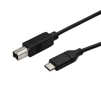 startech cable de impresora usb-c a usb-b 3m negro