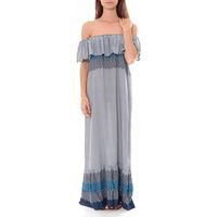 by la vitrine vestidos robe longue care of you bleu f50055 para mujer