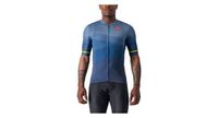 maillot de manga corta castelli orizzonte azul