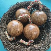 selected high-quality thick-shelled fruit asalato wood hand-painted patica 1 pair of 4 balls are sold african rhythm instrument