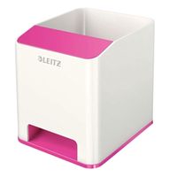 leitz wow sound booster pen holder whitepink