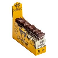 chimpanzee caja geles energeticos chocolate con sal 35g 25 unidades one size brown