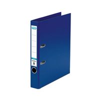 elba 50mm lever arch file plastic a4 blue 1451-01