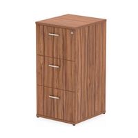 impulse filing cabinet 3 drawer walnut - i000133