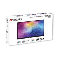 verbatim pmt-14 portable touchscreen monitor 14 inch fhd 1080p 49591