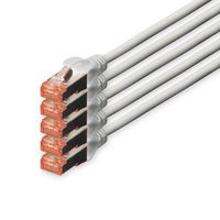 digitus cable de red s-ftp cat 6 lszh 15m gris 5 unidades