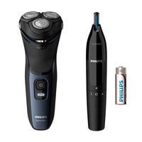 philips shaver series 3000 s313457 afeitadora electrica  naricero