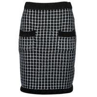 karl lagerfeld falda boucle knit skirt para mujer