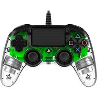 nacon compact controller wired para ps4pc iluminado verde