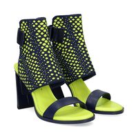 united nude sandalias con tacon mujer - verde talla 38