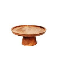 plato para tartas de madera de teca 20x8