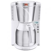 melitta look therm timer cafetera de goteo 10 tazas