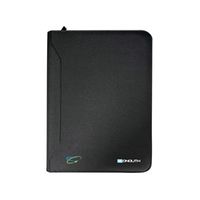 monolith blueline zipped wring binder conference folder a4 black 3352