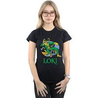 marvel camiseta manga larga bi29677 para mujer