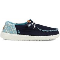 heydude zapatos mujer blucher wendy funk azul para mujer