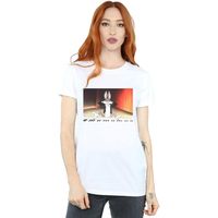 dessins animes camiseta manga larga playing piano para mujer