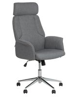 silla de oficina gris