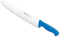 cuchillo cocinero de acero inoxidable nitrum de 300 mm mango azul