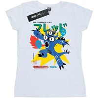 disney camiseta manga larga big hero 6 ultimate kaiju para mujer