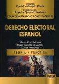 derecho electoral espanol