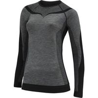 dry heat camisa lady crew neck long sleeves ne para mujer