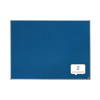 nobo essence blue felt notice board 900x600mm