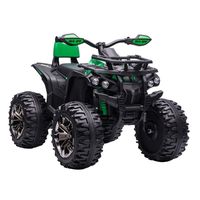 homcom quad electrico 12v verde