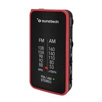 sunstech rpc6rd radio portatil roja