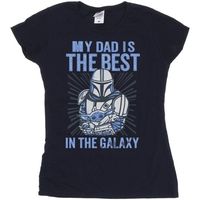 disney camiseta manga larga mandalorian best dad para mujer