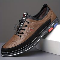 zapatillas de cuero sintetico sin cordones para hombres zapatos casuales para caminar comodos y faciles de limpiar