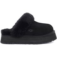 ugg zapatos bajos sandalia disquette en ante negro para mujer