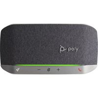 poly sync-20 altavoz portatil usb para conferencias plata