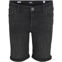 jack  jones short nino 12202235 jjirick jjioriginal am 461 50sps jnr black denim para nino