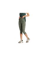 malla de fitness ditchil capri vibrant mujer verde florest