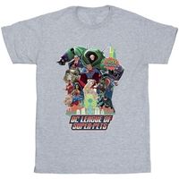 dc comics camiseta manga larga dcs dc league of super-pets super powered pack para nina