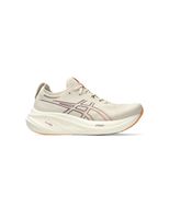 zapatillas de running asics gel-nimbus 26 mujer beige