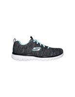 zapatillas skechers graceful-twisted for mujer black  silver tur